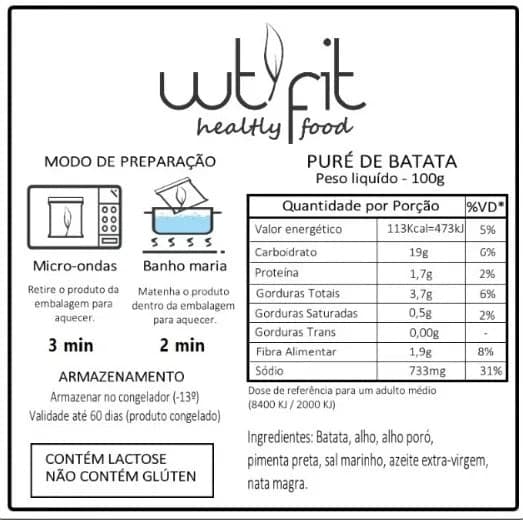 Puré de Batata – 100g